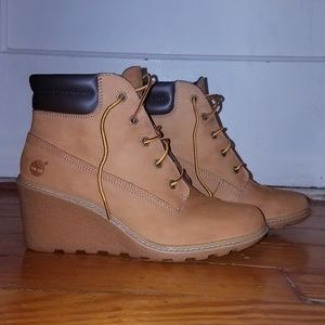 Women's Timberland Amston Wedge Waterproof Boots 8